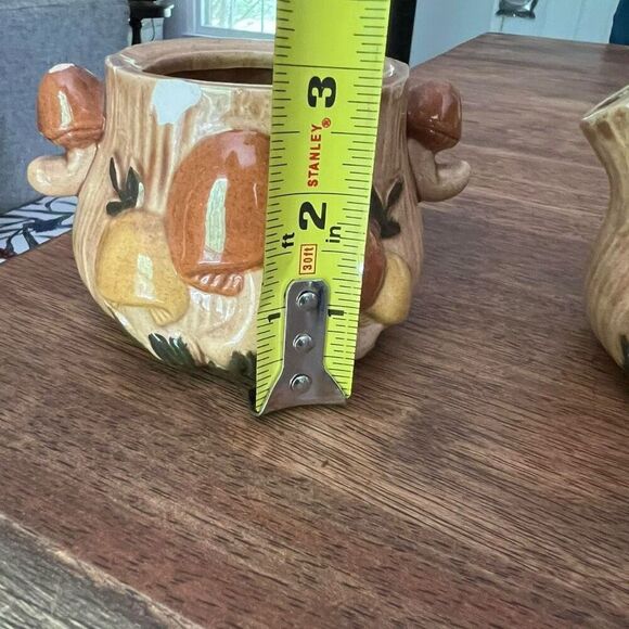 VINTAGE Set of Arnel 70s Sugar Jar & Creamer Jars - Picture 7 of 8